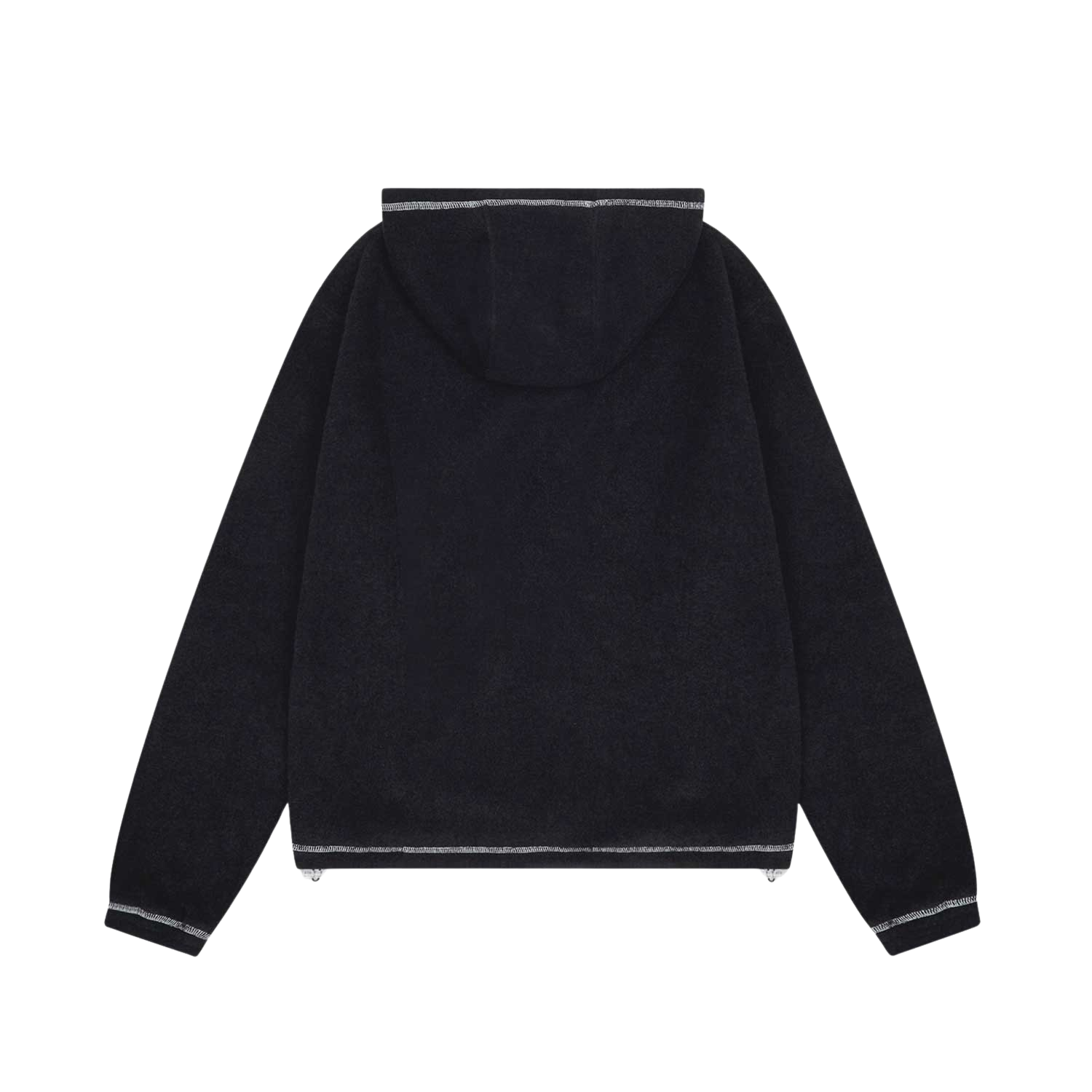 사파리스팟 저니 라운드 포켓 집 업 후디 블랙(Safarispot Journey Round Pocket Zip Up Hoodie Black) - 2