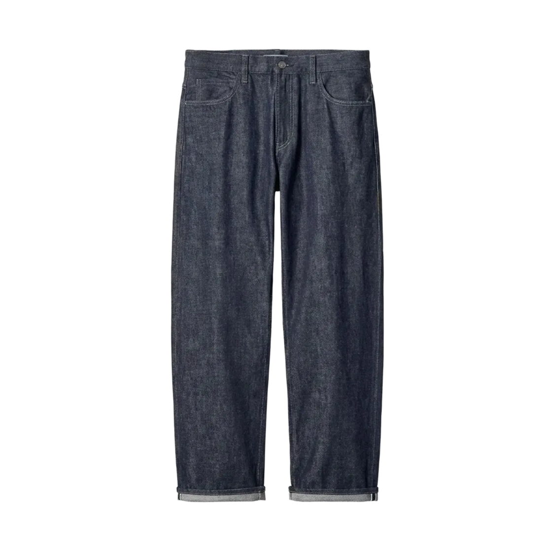 유니클로 x JW 앤더슨 셀비지 스트레이트 진 네이비(Uniqlo x JW Anderson Selvedge Straight Jeans Navy)