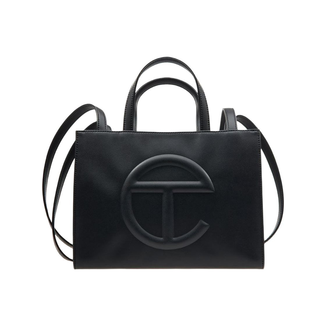 - Telfar Shmedium Shopping Bag Black