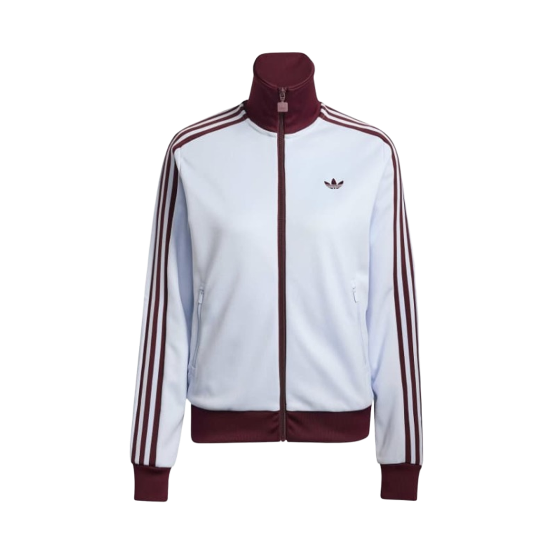 (W) 아디다스 클래식 트랙 탑 크리스탈 스카이 마룬 - KR 사이즈((W) Adidas Classic Track Top Crystal Sky Maroon - KR Sizing) - 1