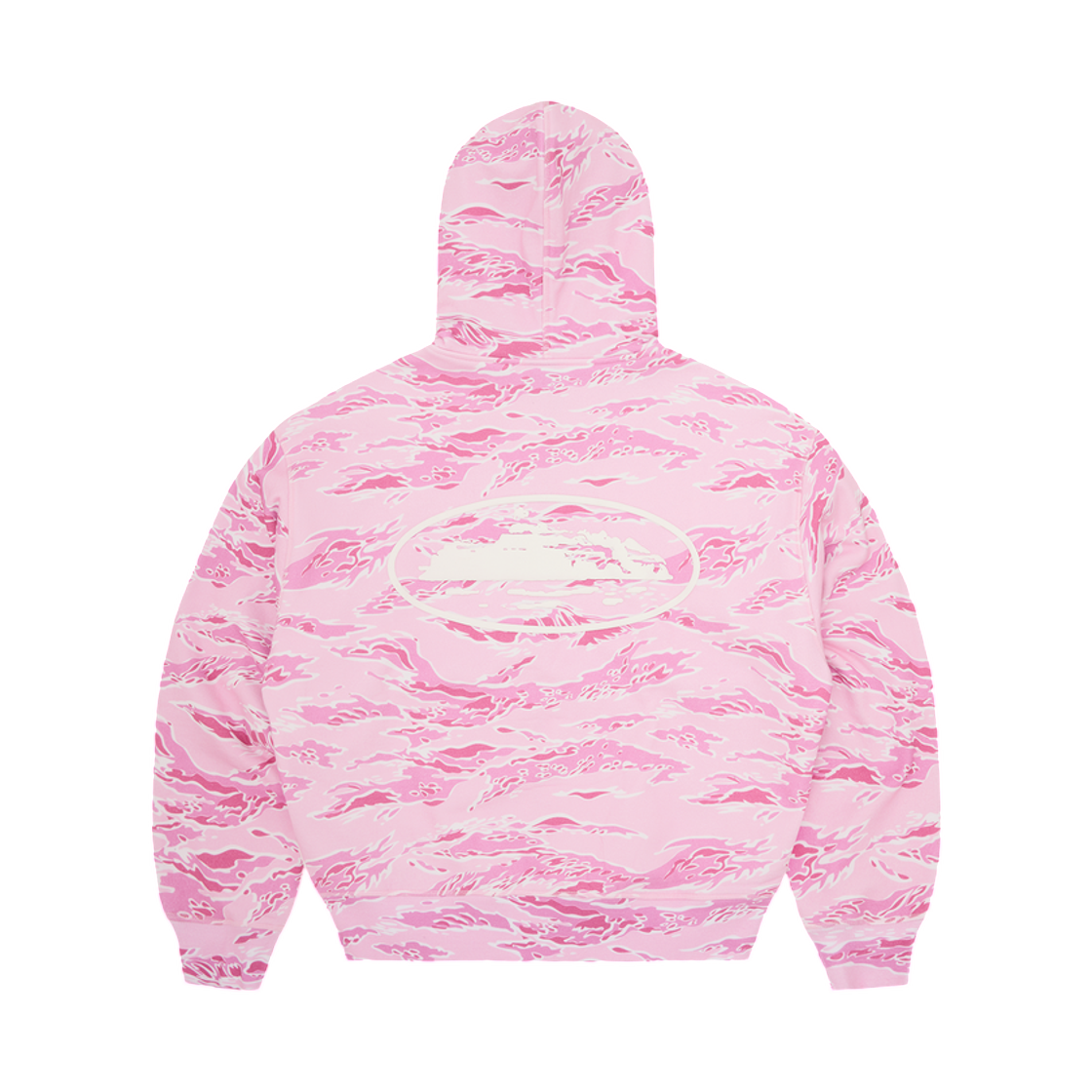 코르테이즈 아일랜드 퍼프 프린트 집 후드 핑크 타이거 카모(Corteiz Island Puff Print Zip Hoodie Pink Tiger Camo) - 2