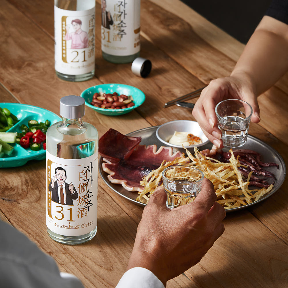 자가소주 스페셜 에디션 김부장 31도 송과장 21도 세트(The Story Of General Manager Kim Andong Soju Special Edition) - 3