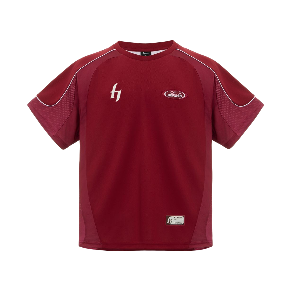 - Kiwoom Heroes x Musinsa 26 Training Jersey Burgundy (Non Marking Ver.)