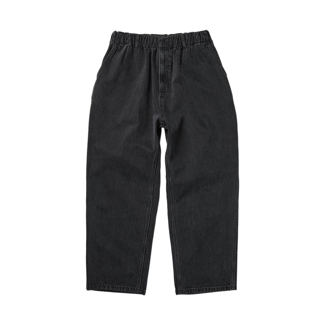 [더블적립] 예스아이씨 컴피 데님 카펜터 팬츠 블랙([더블적립] YESEYESEE Comfy Denim Carpenter Pants Black) - 2