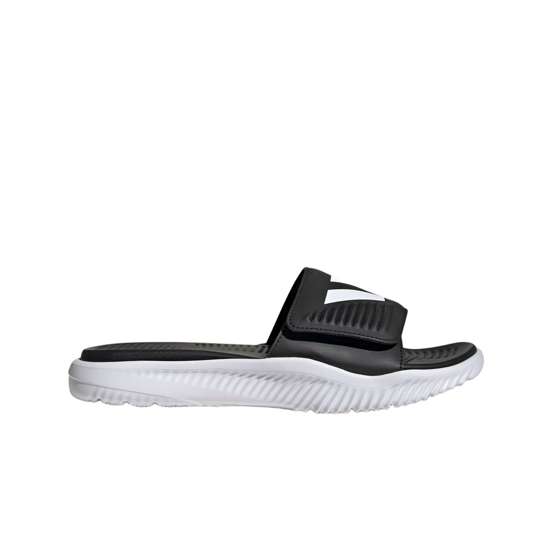 아디다스 알파리스폰스 1.0 슬라이드 코어 블랙 클라우드 화이트(Adidas Alpharesponse 1.0 Slides Core Black Cloud White) - 1