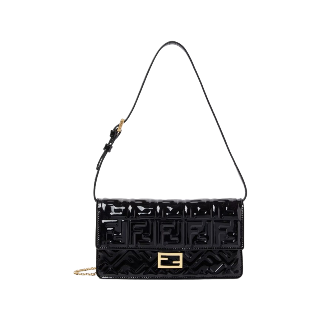 펜디 바게트 체인 월렛 블랙(Fendi Baguette Chain Wallet Black) - 1