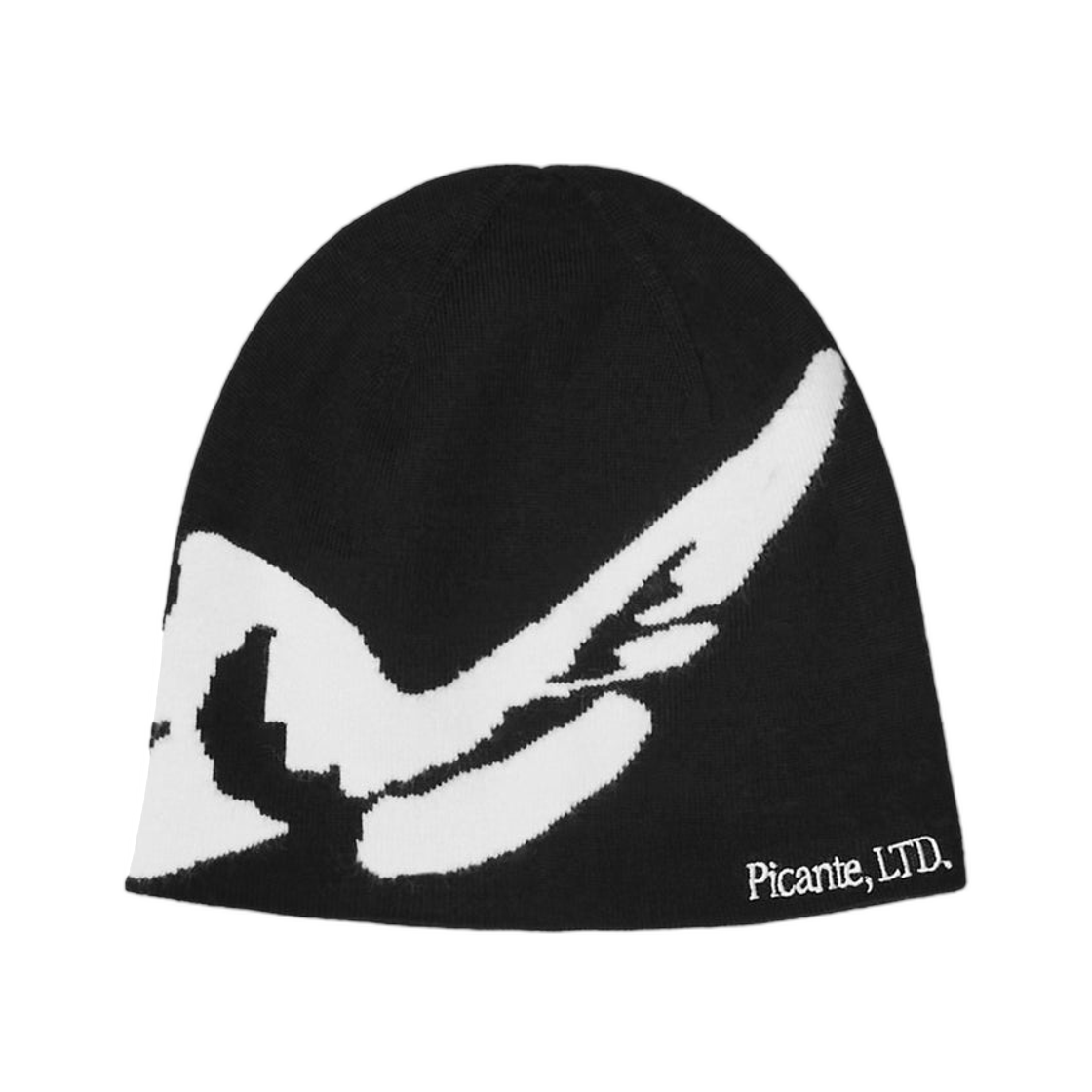 피칸테 메리노 울 버터플라이 스컬 캡 블랙(Picante Merino Wool Butterfly Skull Cap Black)