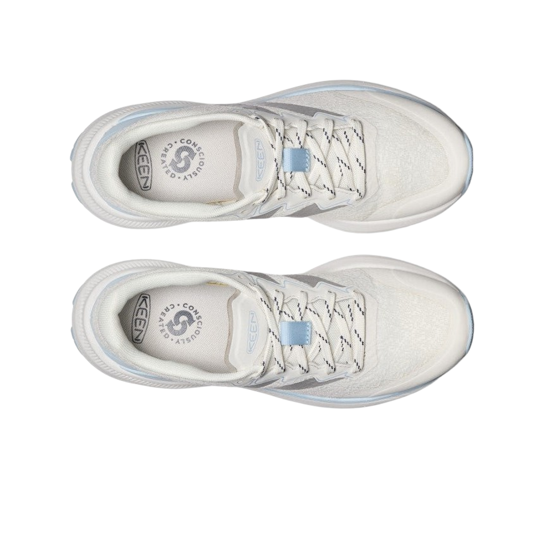 (W) 킨 WK500 워킹 슈즈 스타 화이트 스카이웨이((W) Keen WK500 Walking Shoes Star White Skyway) - 2