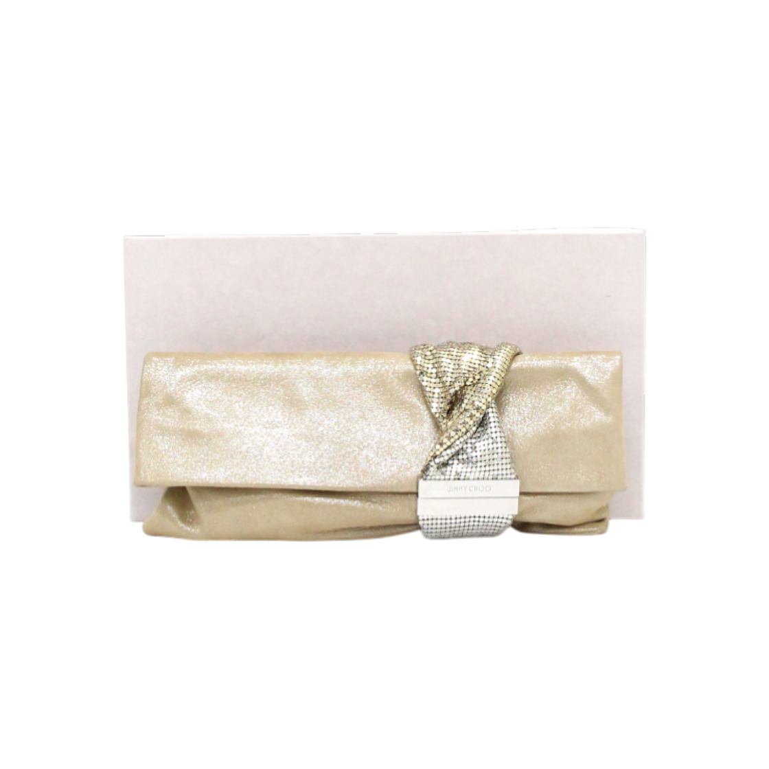 ITN24EELPTP6 Jimmy Choo JM1H1 Chandra Flap Evening Clutch Bag