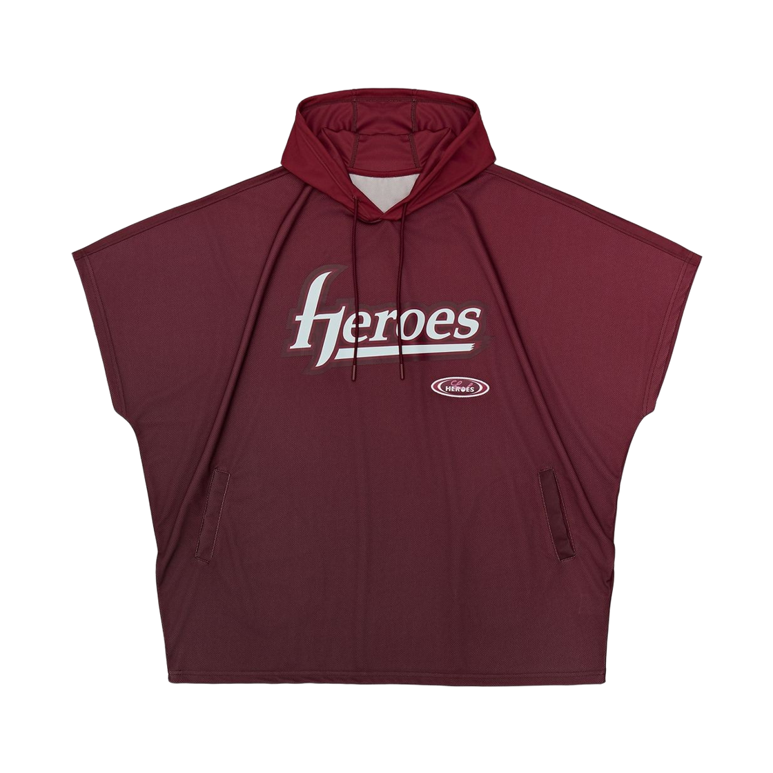 키움 히어로즈 x 무신사 26 아이싱 티셔츠 버건디 (논 마킹 버전)(Kiwoom Heroes x Musinsa 26 Icing T-Shirt Burgundy (Non Marking Ver.))