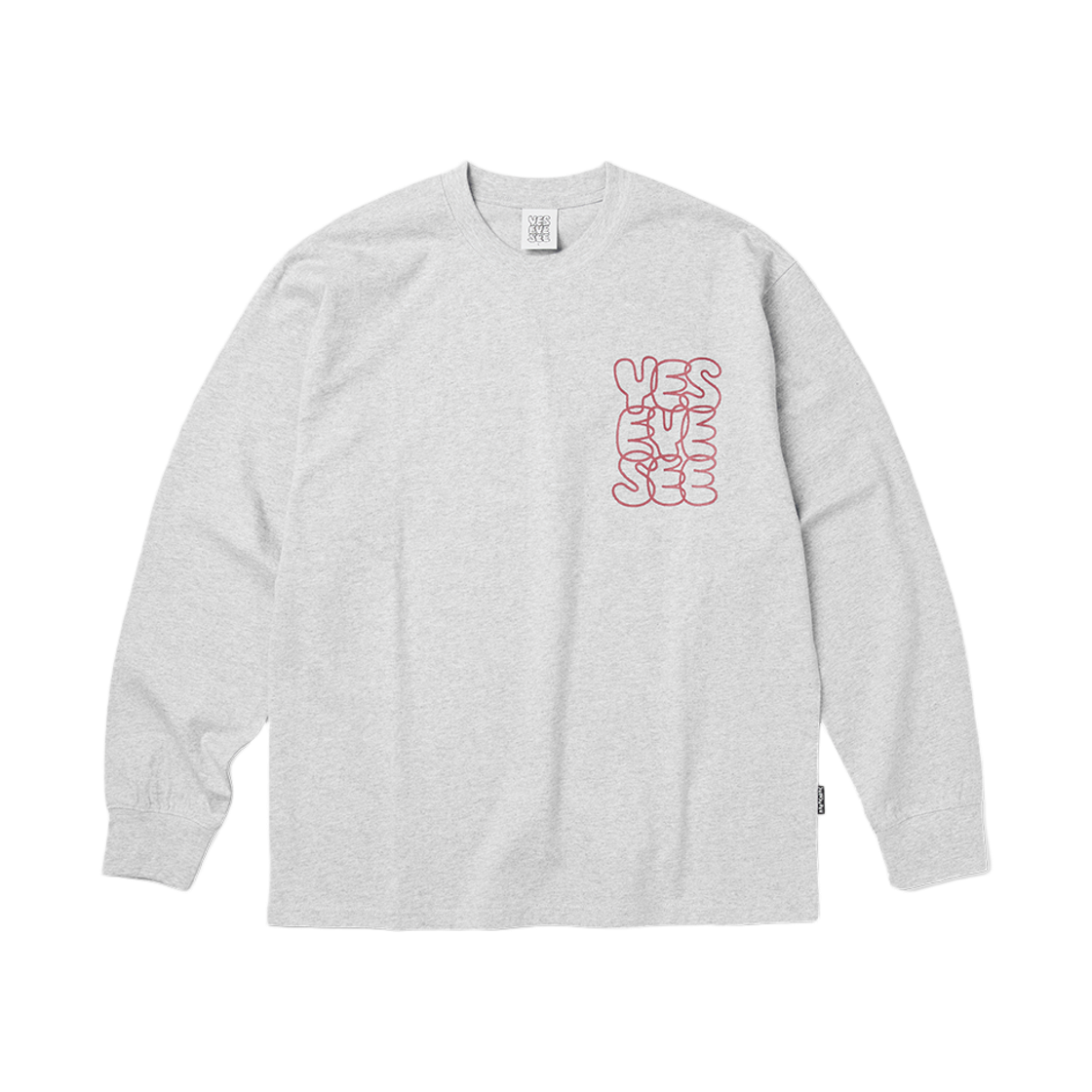 [더블적립] 예스아이씨 씨로고 롱슬리브 그레이([더블적립] YESEYESEE C-Logo L/S Grey)