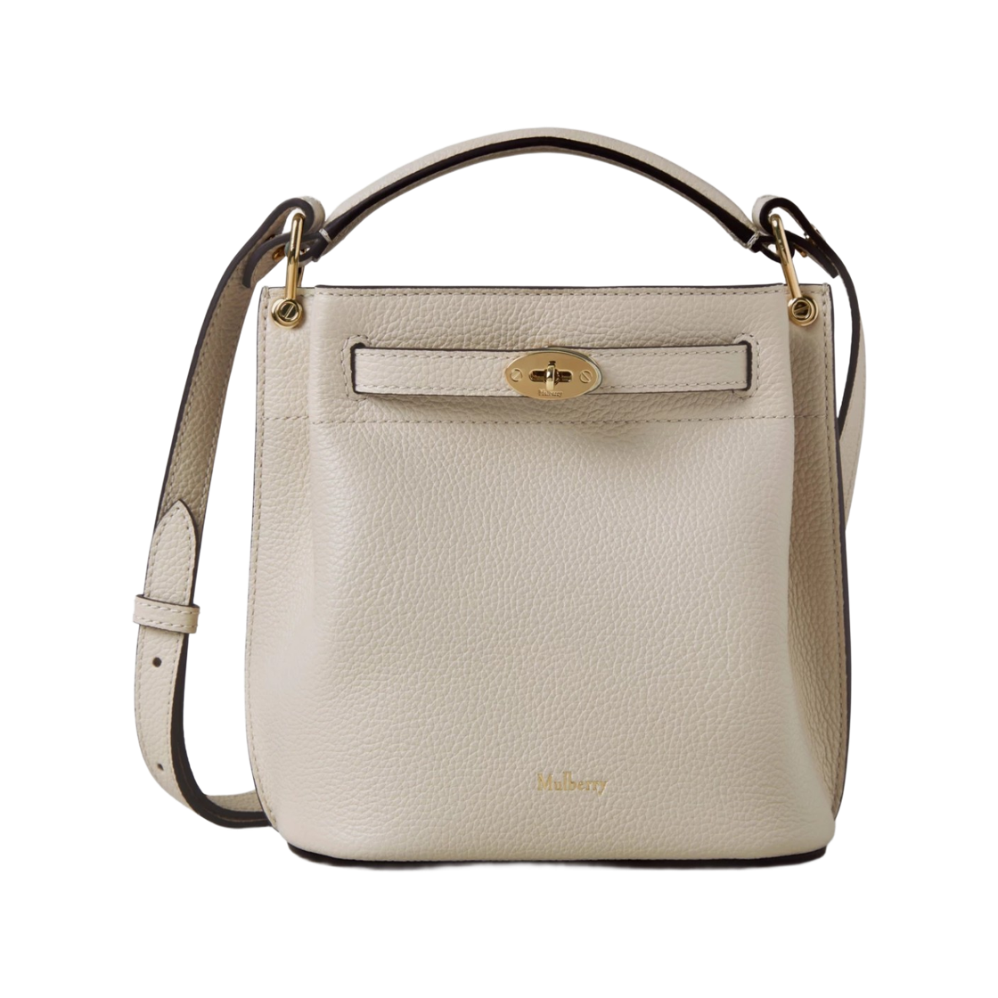 멀버리 스몰 클래식 그레인 미니 이즐링턴 버킷백 초크(Mulberry Small Classic Grain Mini Islington Bucket Bag Chalk)