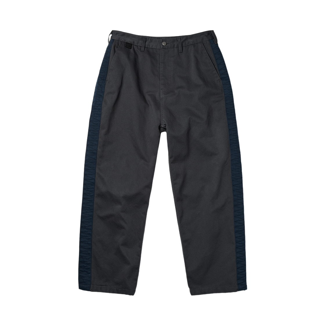[더블적립] 예스아이씨 사이드 스트라이프 워크 팬츠 차콜([더블적립] YESEYESEE Side Stripe Work Pants Charcoal)
