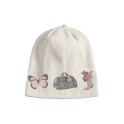 Unsteadymarket Printed Cotton Beanie