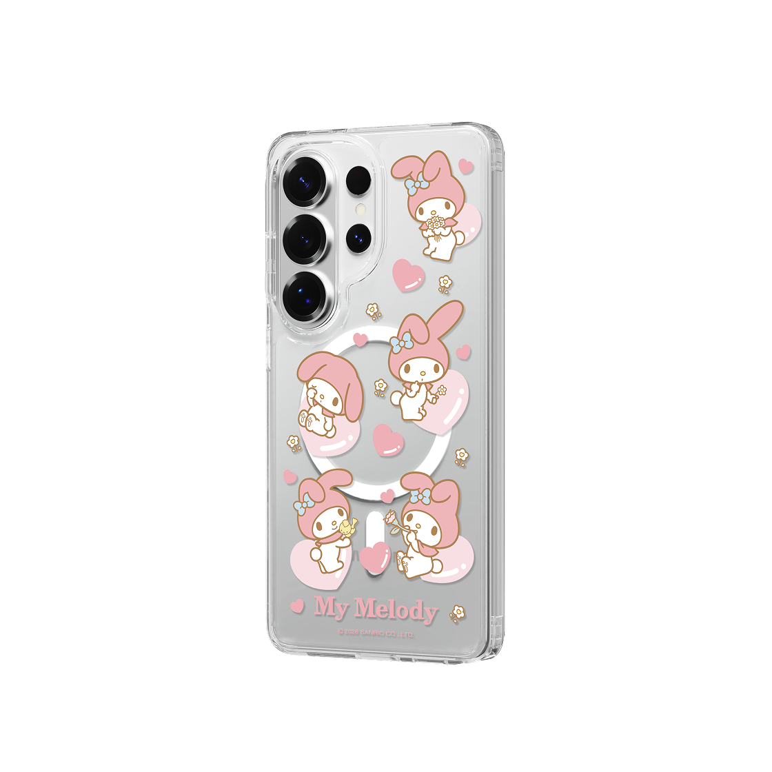 에스엘비에 마이멜로디 패턴 클리어 마그넷 케이스 for S26 Series(SLBS MY MELODY Pattern Clear Magnet Case for S26 Series) - 5