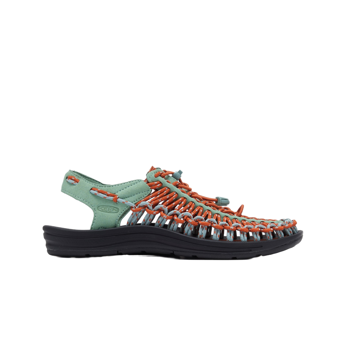 1030736 (W) Keen Uneek Sneakers Granite Green Gold Flame