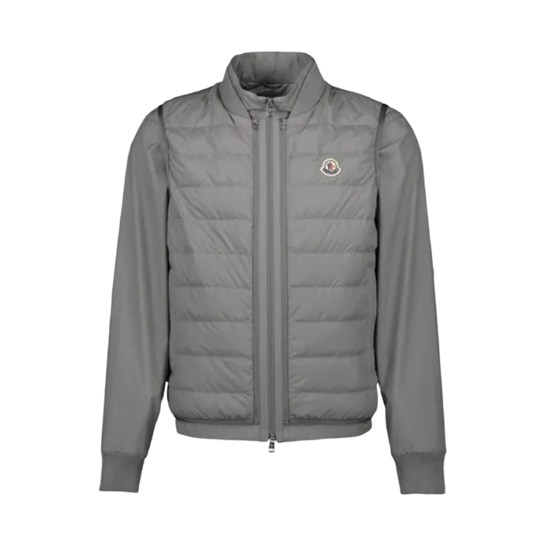 L1-091-1A00080-597YW-93D Moncler Verney 3-in-1 Short Down Jacket Gray - 26SS