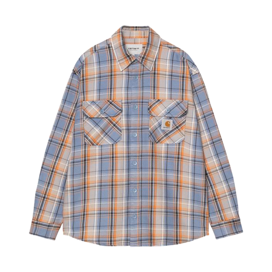 I036192-3JY-XX Carhartt WIP L/S Tunick Shirt Tunick Check Gentle Blue