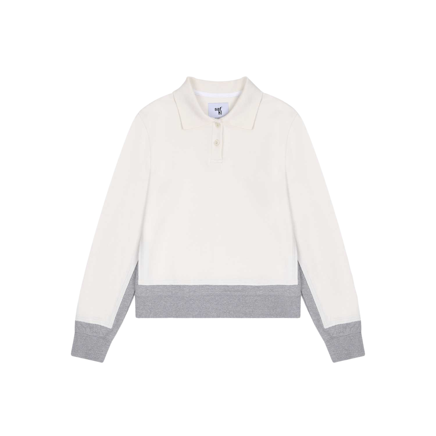 SCG21WPSIV Safarispot 1/2 Rover Raw PK Long Sleeve Cream/Gray