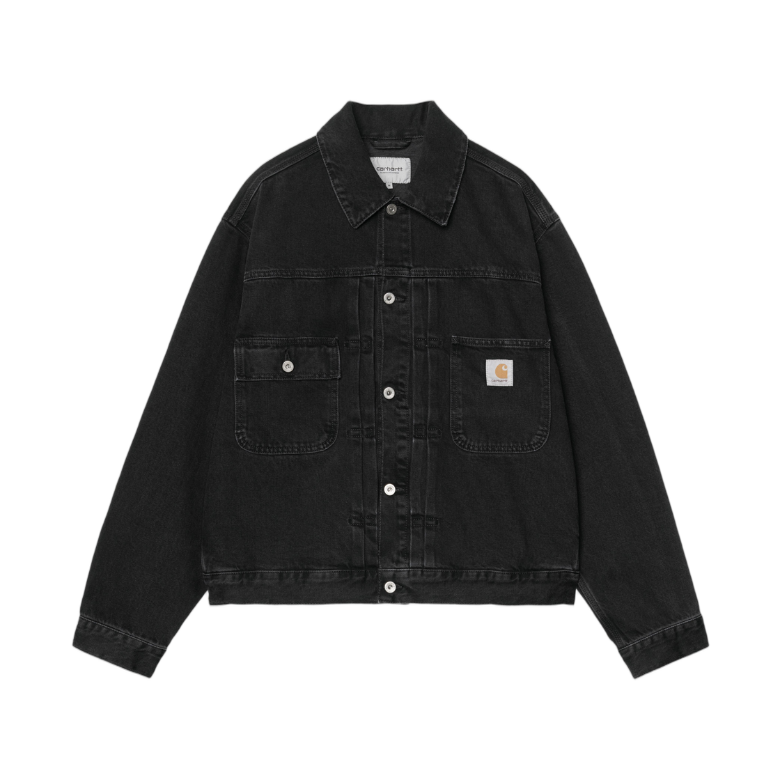 I036586-89-06 Carhartt WIP Belmar Jacket Black Stone Washed