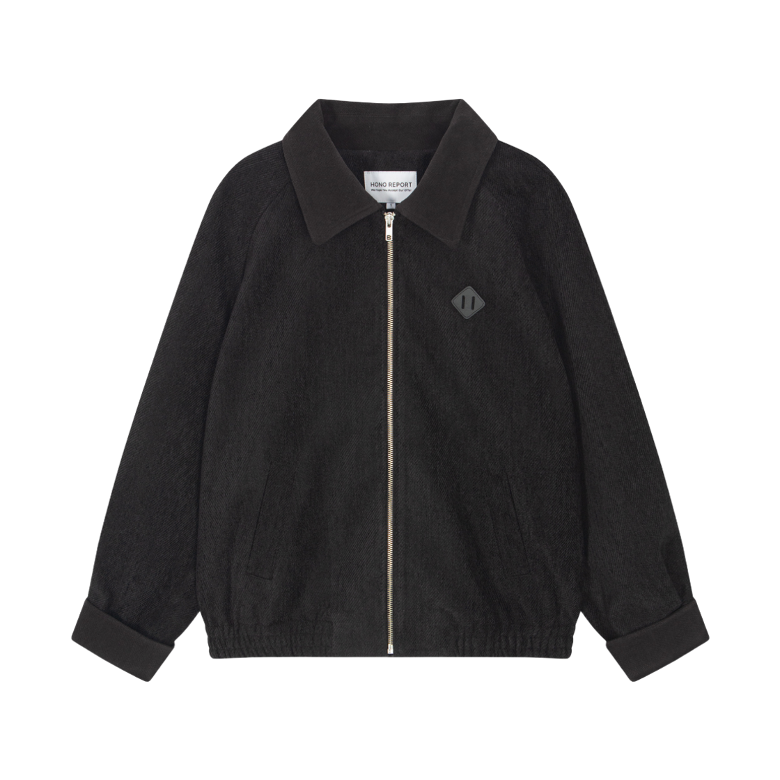 호노 리포트 래시탭 래글런 자켓 블랙(Hono Report Lash Tab Raglan Jacket Black)