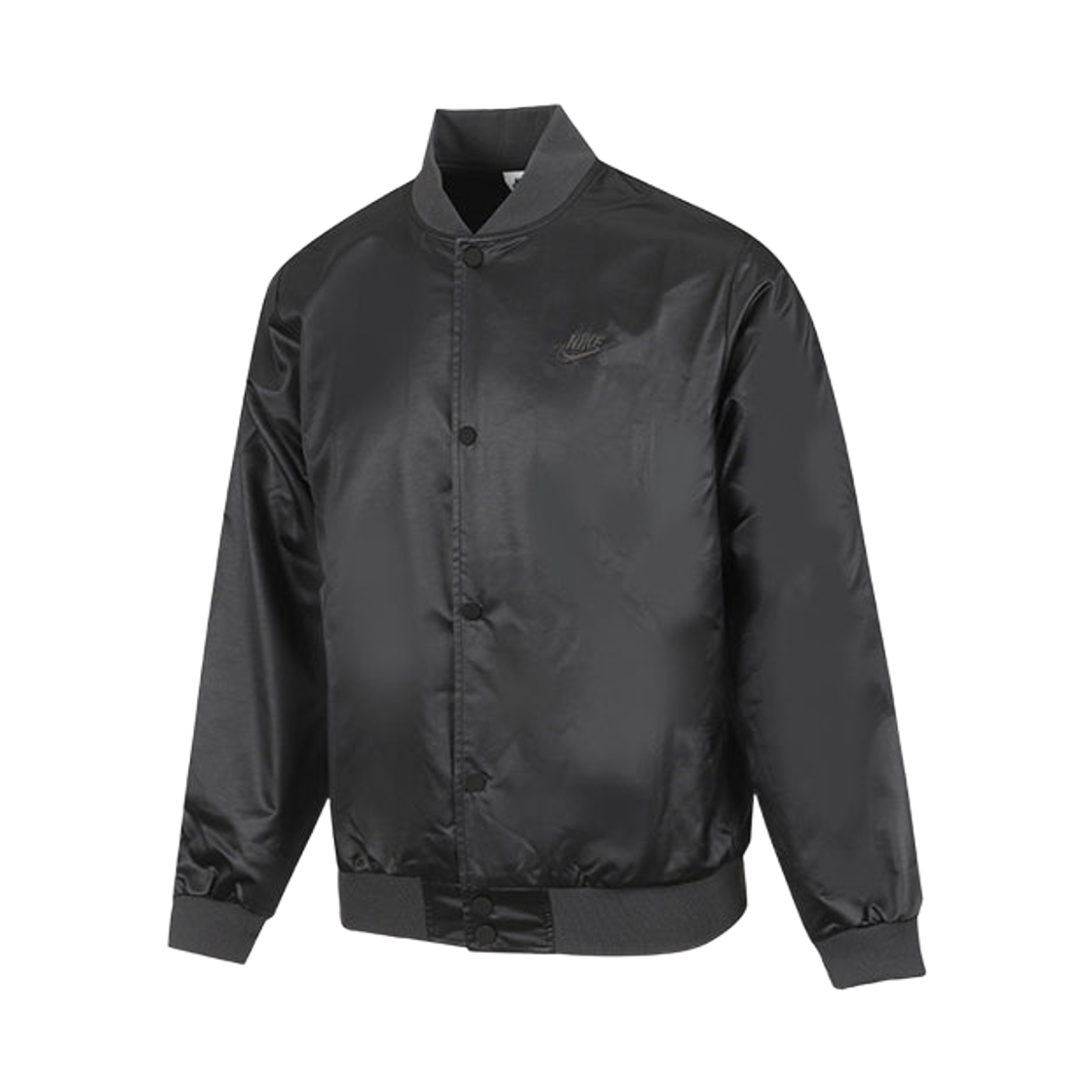 나이키 NSW 클럽 바시티 자켓 블랙 - 아시아(Nike NSW Club Varsity Jacket Black - Asia)