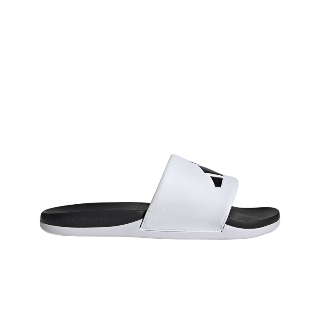 아디다스 아딜렛 컴포트 2.0 슬라이드 클라우드 화이트 코어 블랙(Adidas Adilette Comfort 2.0 Slide Cloud White Core Black) - 1