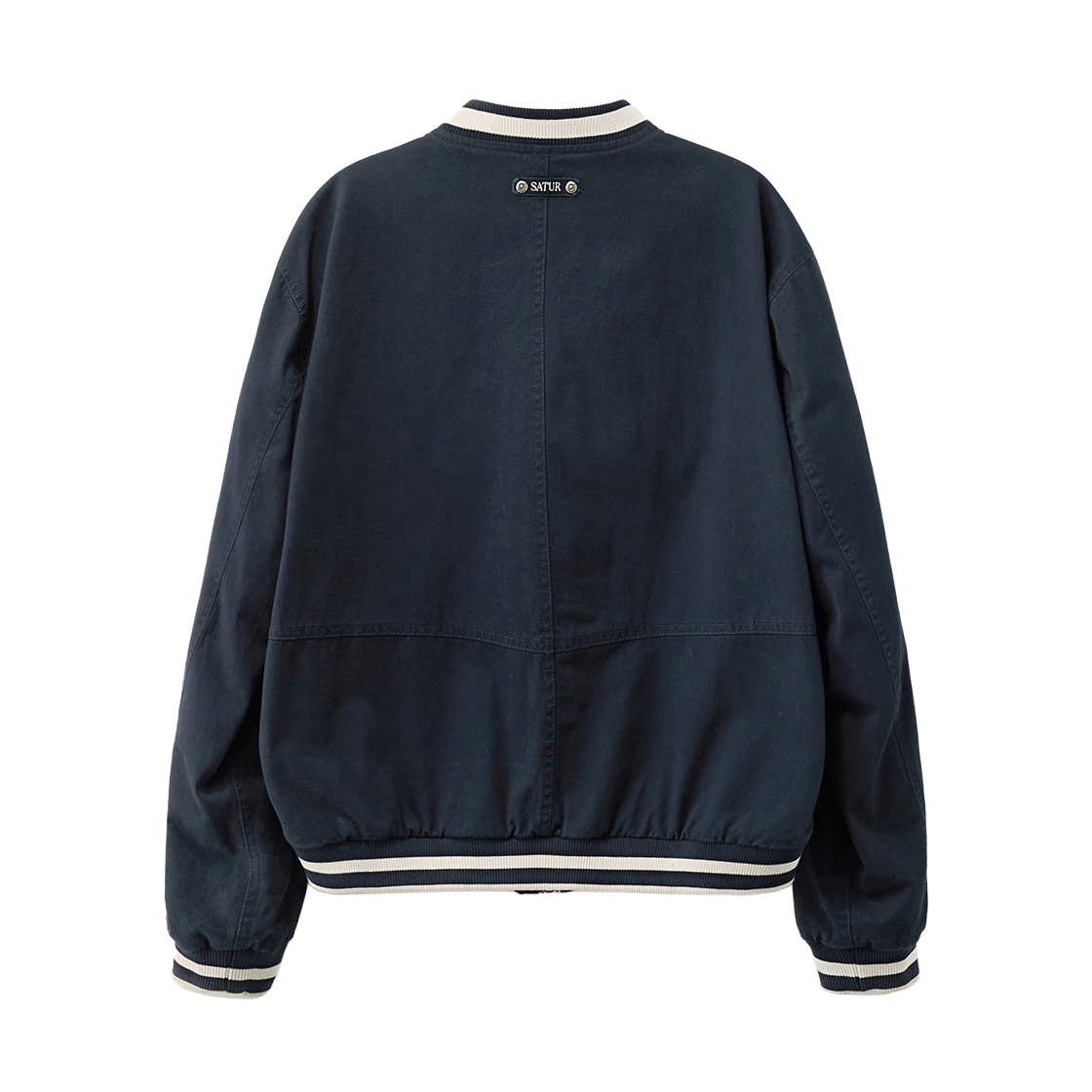 세터 90s 플레이백 바시티 자켓 네이비(SATUR 90s Playback Varsity Jacket Navy) - 2