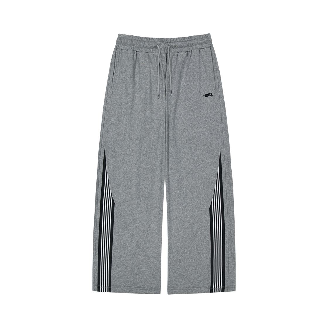 에이치덱스 이지 커브드 트랙 스웨트 팬츠 멜란지 그레이(HDEX EZ Curved Track Sweat Pants Melange Gray)