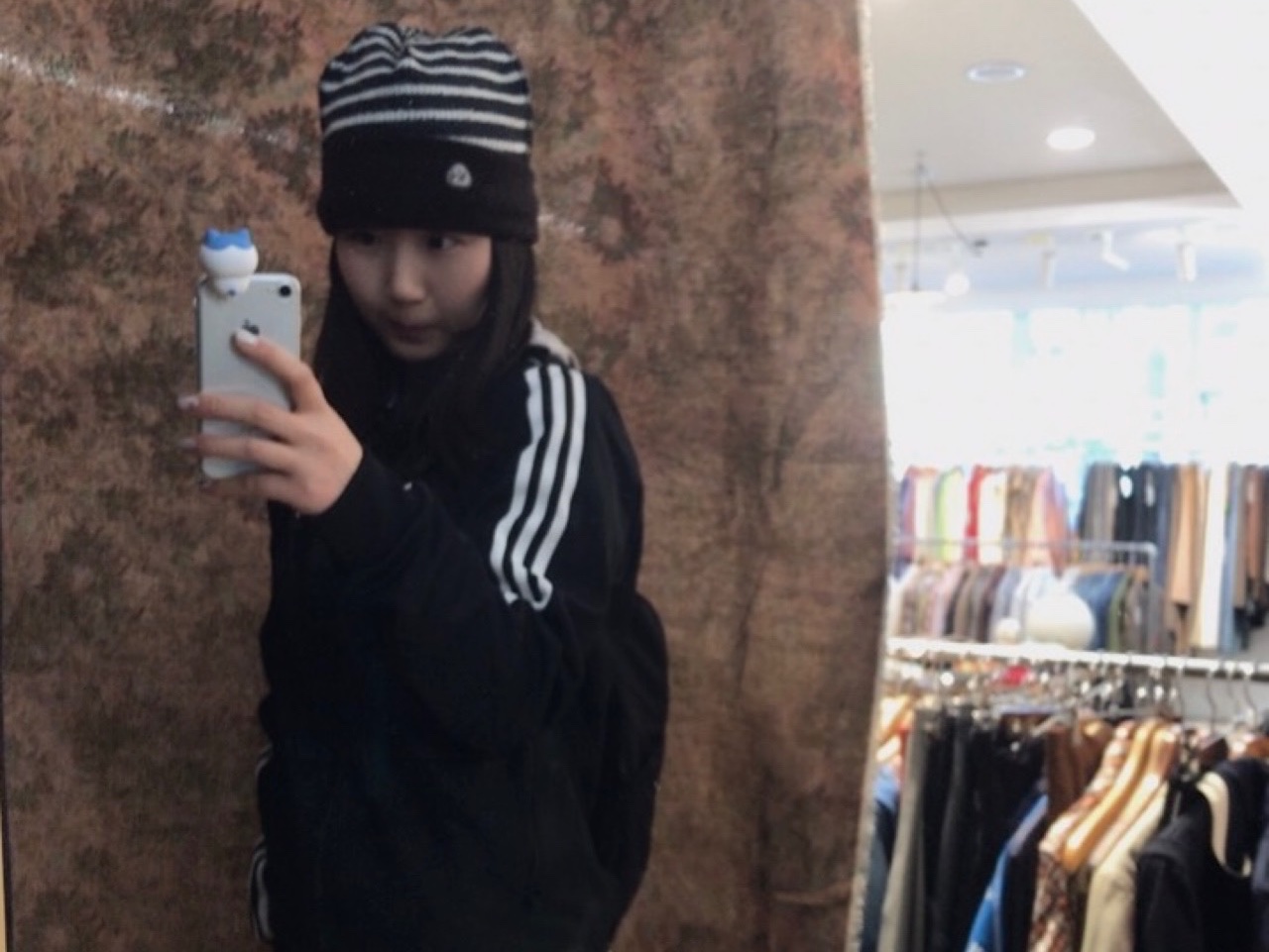 Chiikawa Hippers Sealed Case (1 Blind Boxes), COYSEIO Patchwork Beanie Brown 착용 스타일 - 6