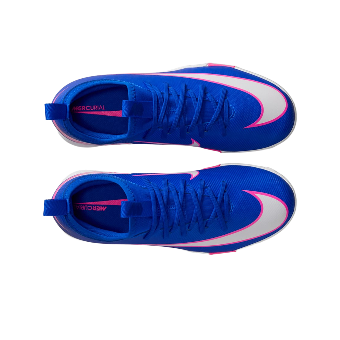 (JR) 나이키 줌 머큐리얼 베이퍼 16 아카데미 TF 레이서 블루 화이트((JR) Nike Zoom Mercurial Vapor 16 Academy TF Racer Blue White) - 2
