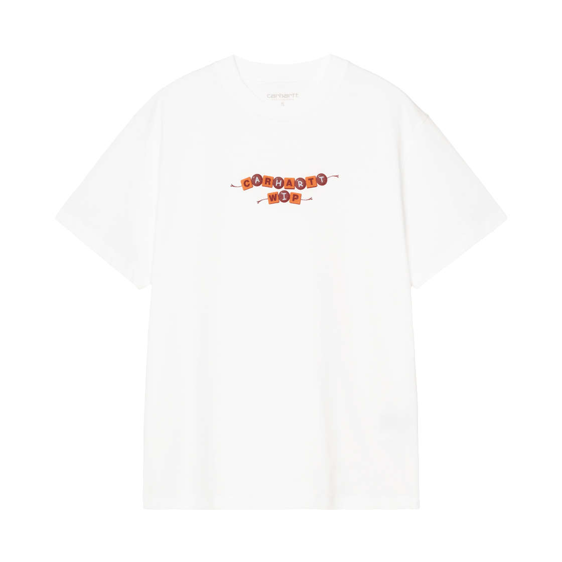 I036390-02-XX (W) Carhartt WIP S/S ABC T-Shirt White