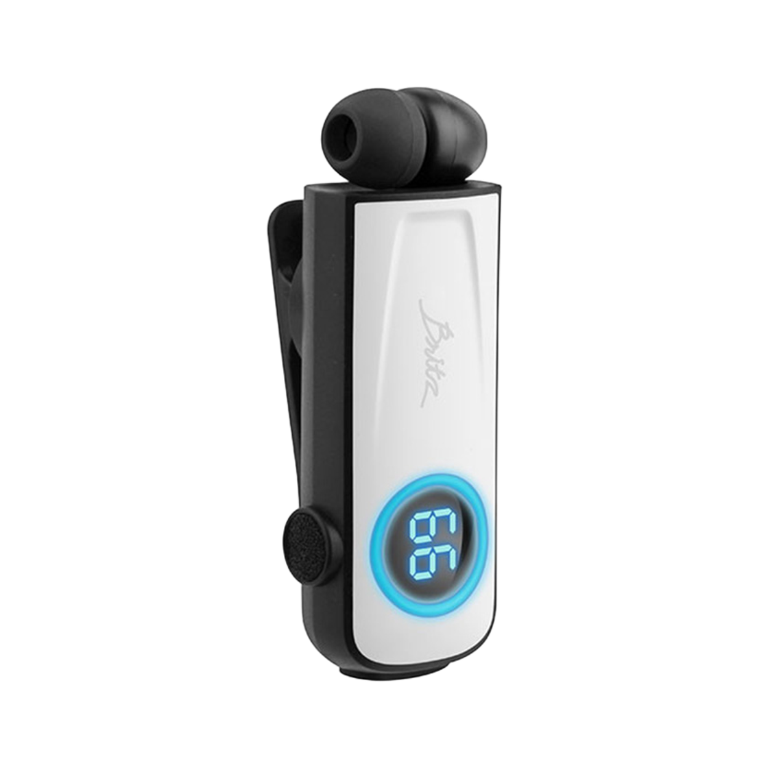 브리츠 BZ-Mtalk7R  블루투스 클립형 모노 이어셋   화이트(Britz  BZ-Mtalk7R   Bluetooth clip type mono earset  white)