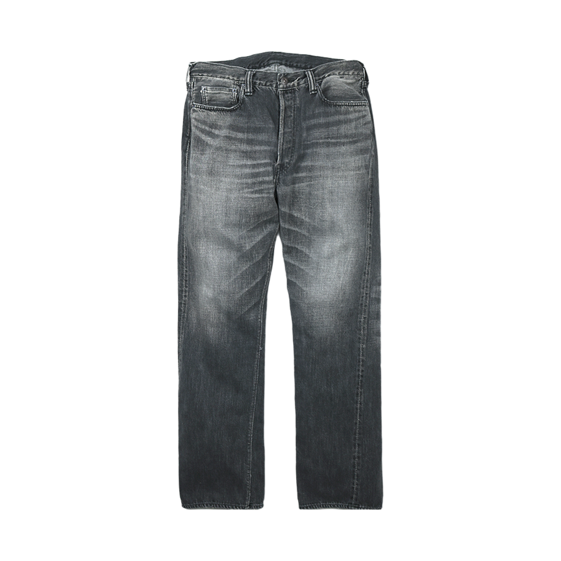 1108BKSSHW Fullcount 1108BKSSHW Slim Straight Selvedge Dartford Super Smooth Denim Black
