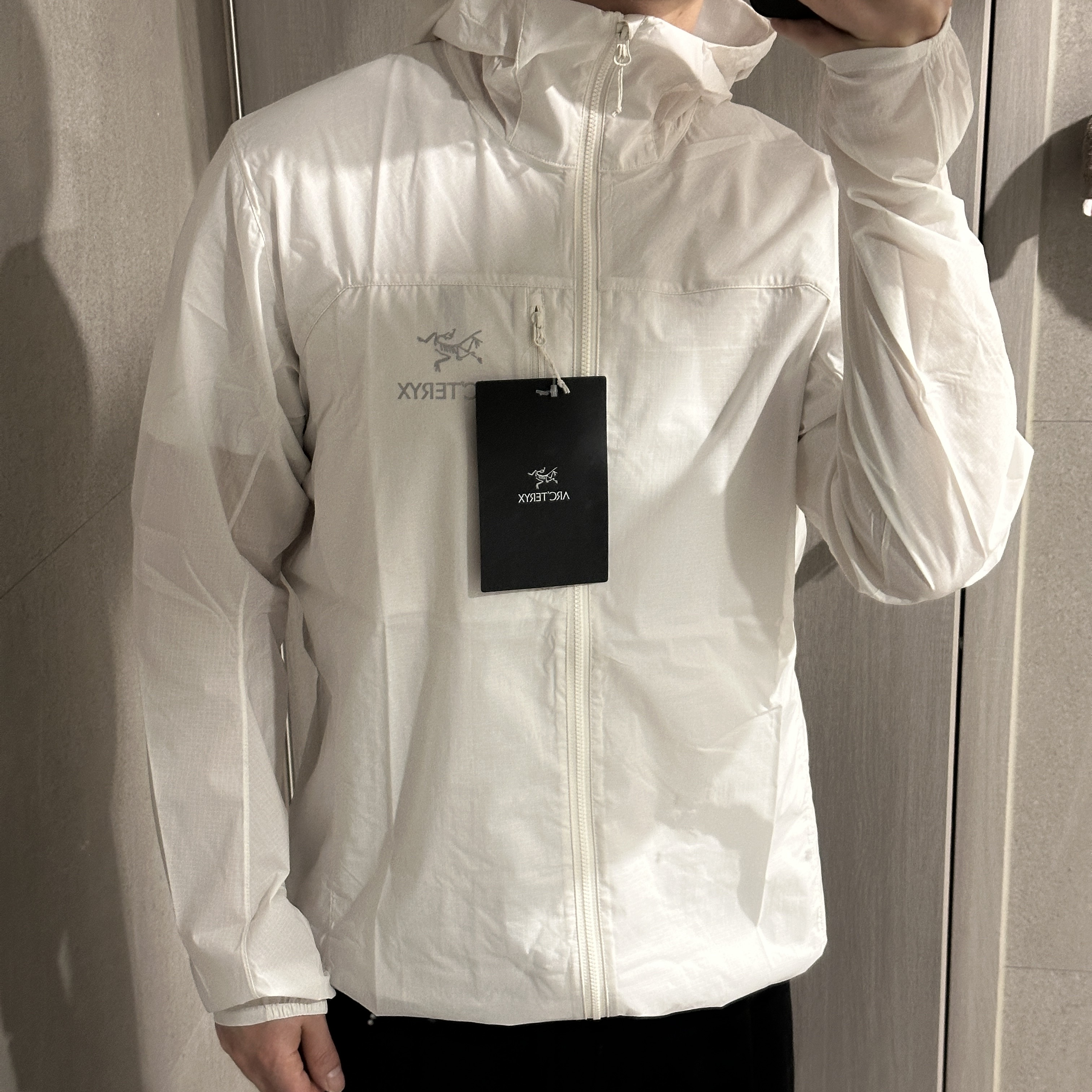 Arc'teryx Squamish Hoody Arctic Silk 착용 스타일