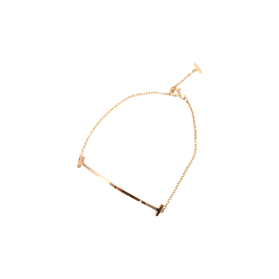 ITG3FVBNE8LB Tiffany & Co. T Smile Bracelet Small Rose Gold