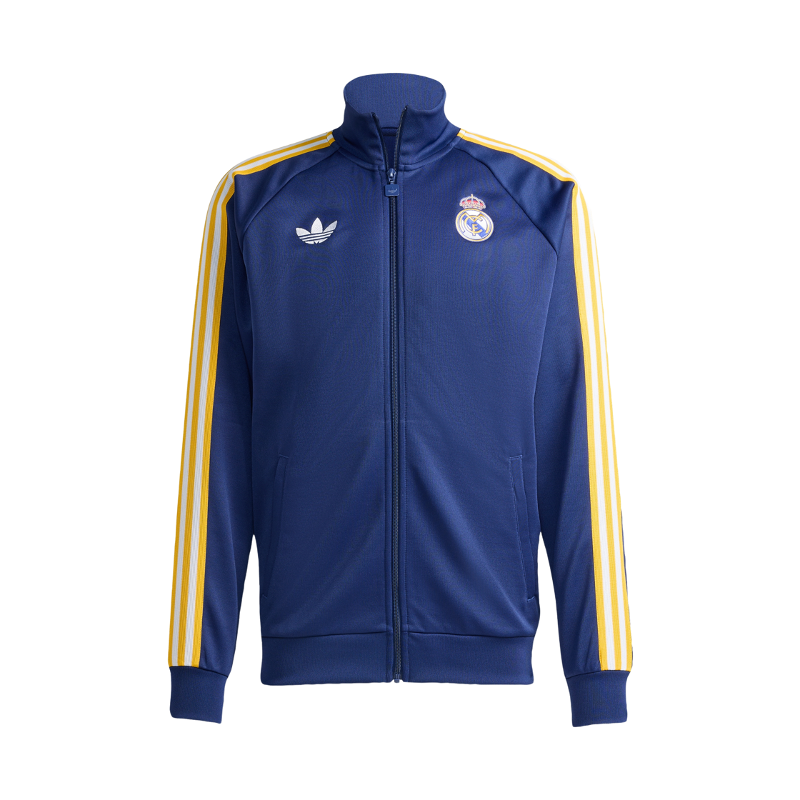 아디다스 레알 마드리드 오리지널스 트랙 탑 다크 블루 - US 사이즈 (논 마킹 버전)(Adidas Real Madrid Originals Track Top Dark Blue - US Sizing (Non Marking Ver.)) - 1