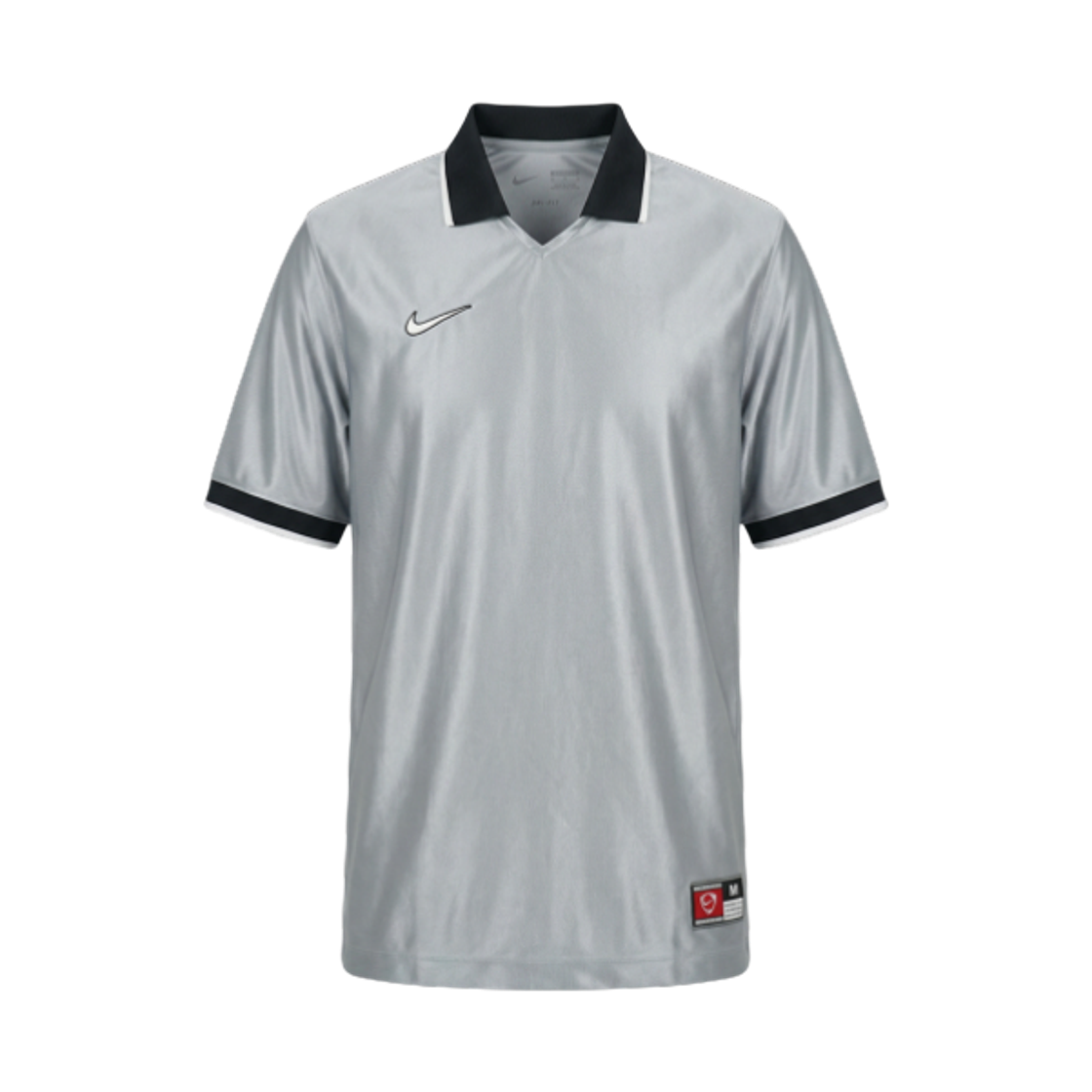 IF1535-012 Nike Energy Dri-Fit Short Sleeve Football Shirt Wolf Grey Midnight Navy - Asia