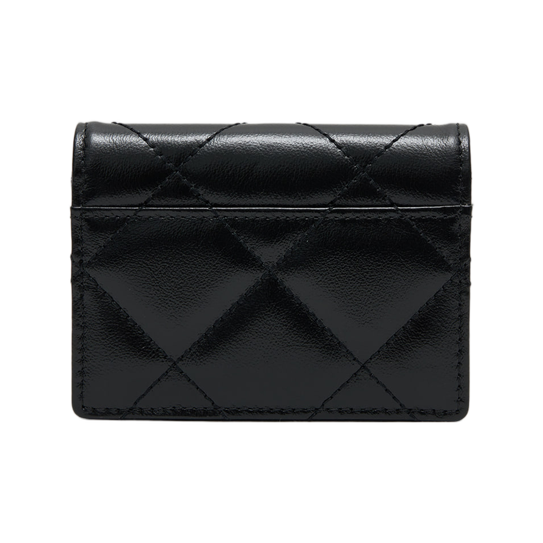 마뗑킴 퍼프 퀼트 월렛 블랙(Matin Kim Puff Quilt Wallet In Black) - 2