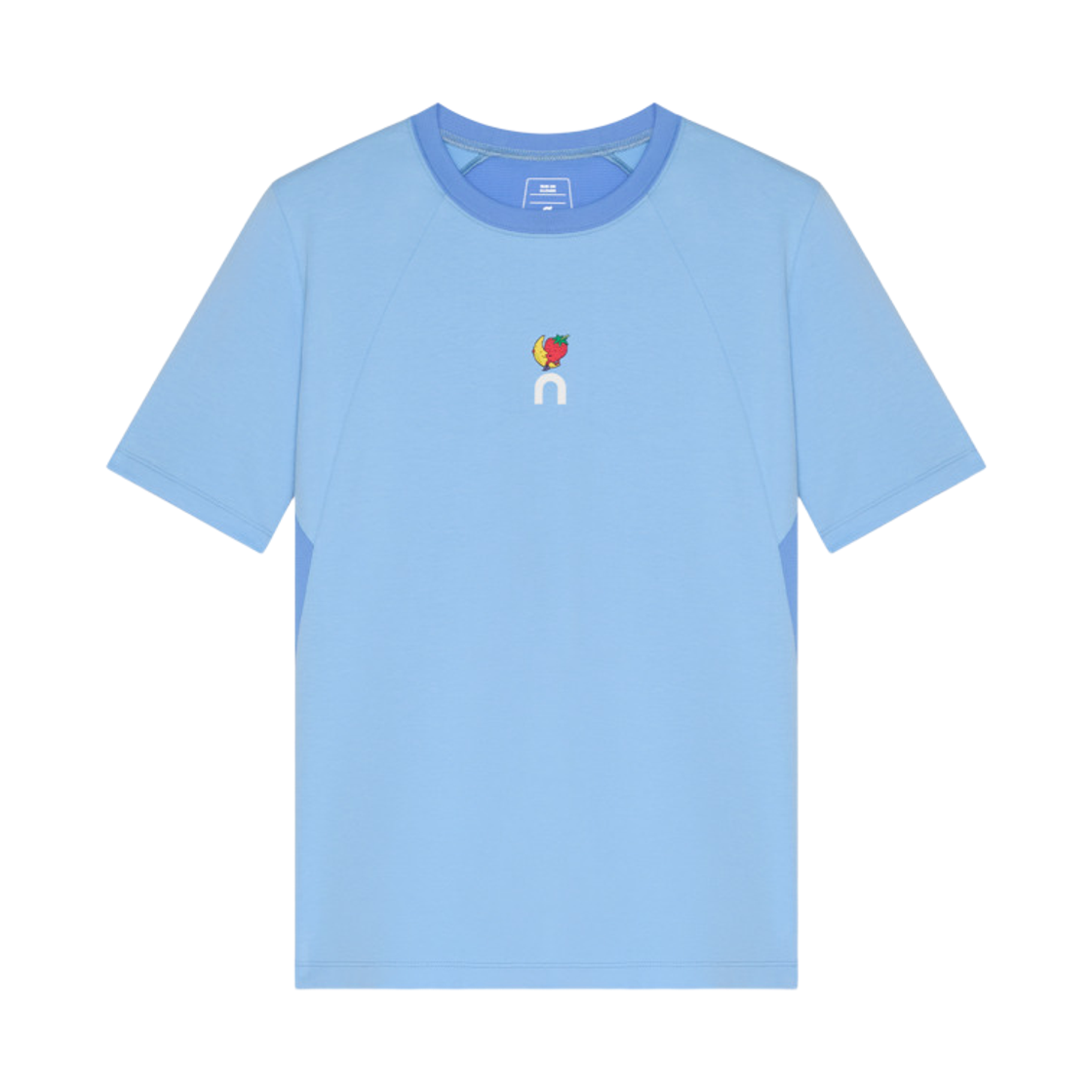 (W) 온 러닝 x 스카이 하이 팜 굿즈 트렉 티셔츠 구라미 울트라마린((W) On Running x Sky High Farm Goods Trek T-Shirt Gourami Ultramarine)