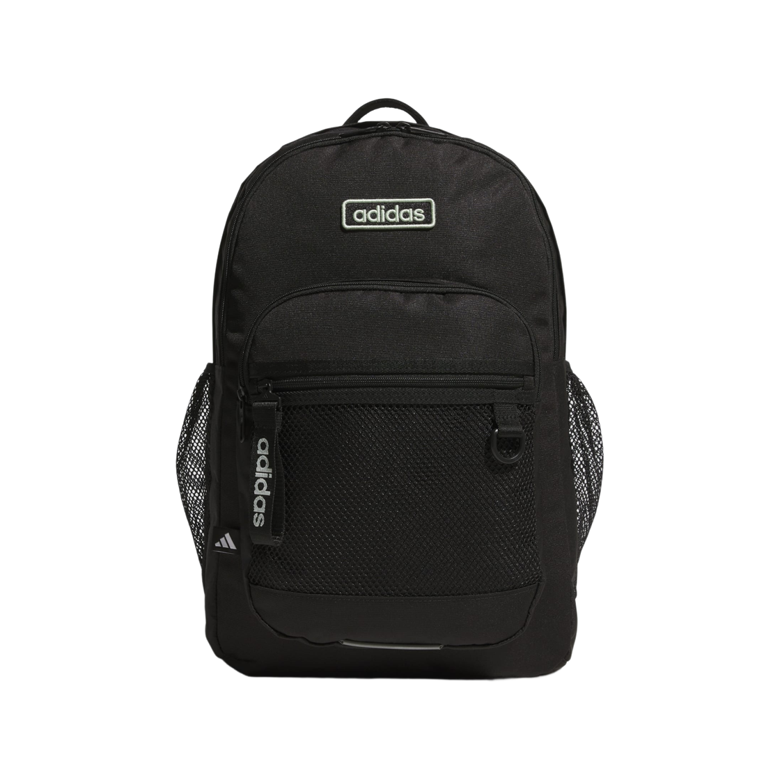 아디다스 백 투 스쿨 리니어 로고 백팩 블랙 리넨 그린(Adidas Back To School Linear Logo Backpack Black Linen Green) - 1