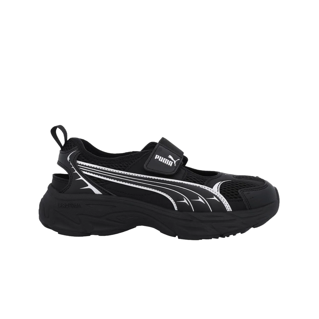 푸마 메모리아 라이트 GL 샌들 블랙 실버(Puma Memoria Lite GL Sandal Black Silver) - 1