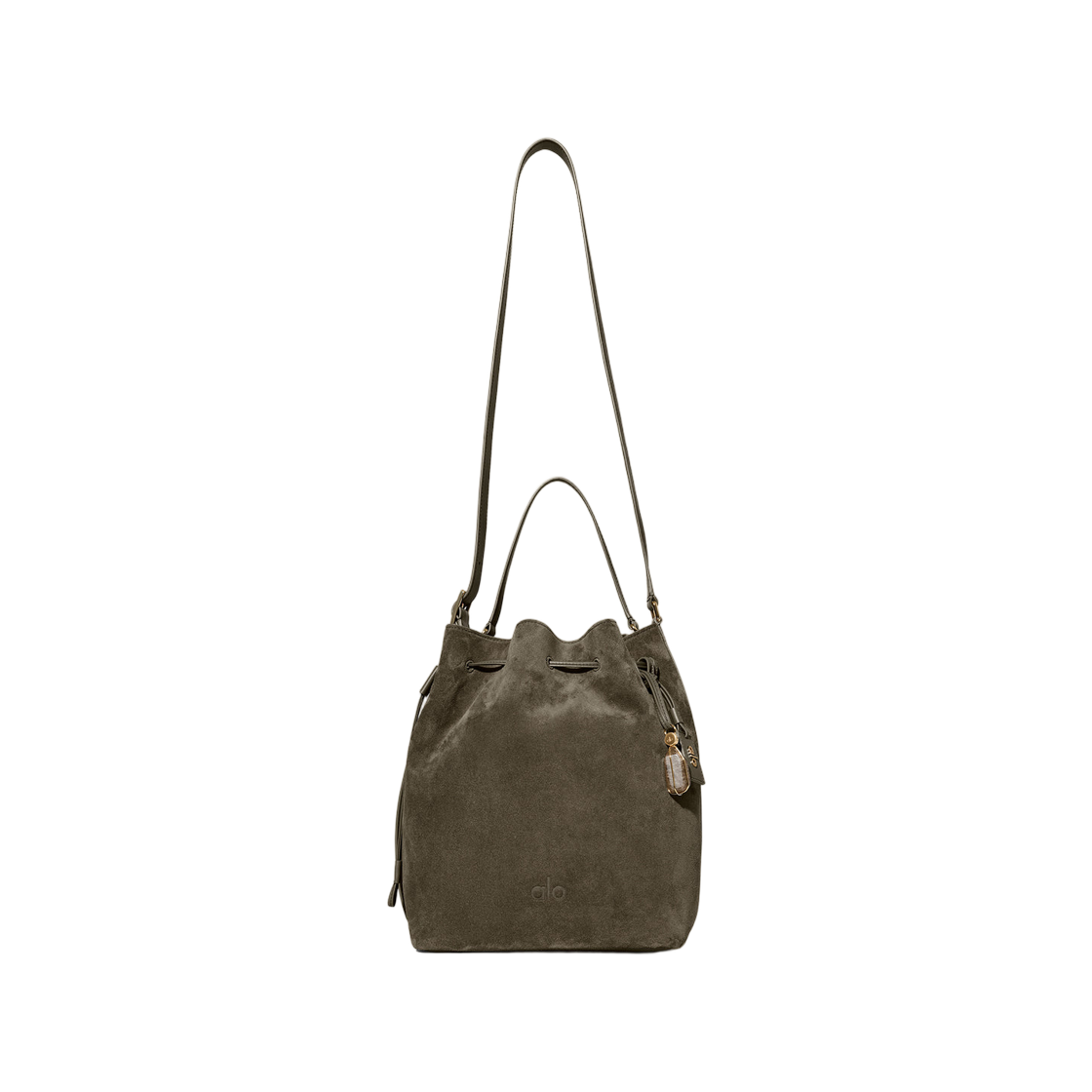 알로 요가 밸런스 버킷 올리브 트리 스웨이드(Alo Yoga Balance Bucket Olive Tree Suede)