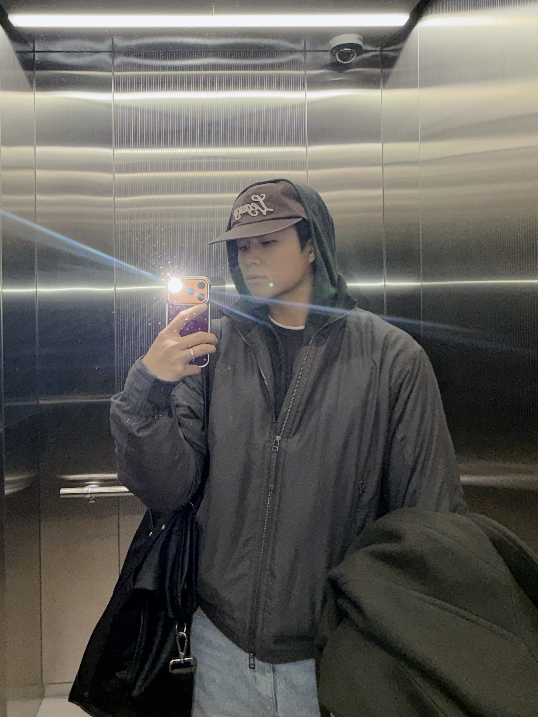Sansan Gear Bomber Jacket Khaki, Undermycar Legion.02 Balmacaan Oversized Wool Coat Khaki 착용 스타일 - 2