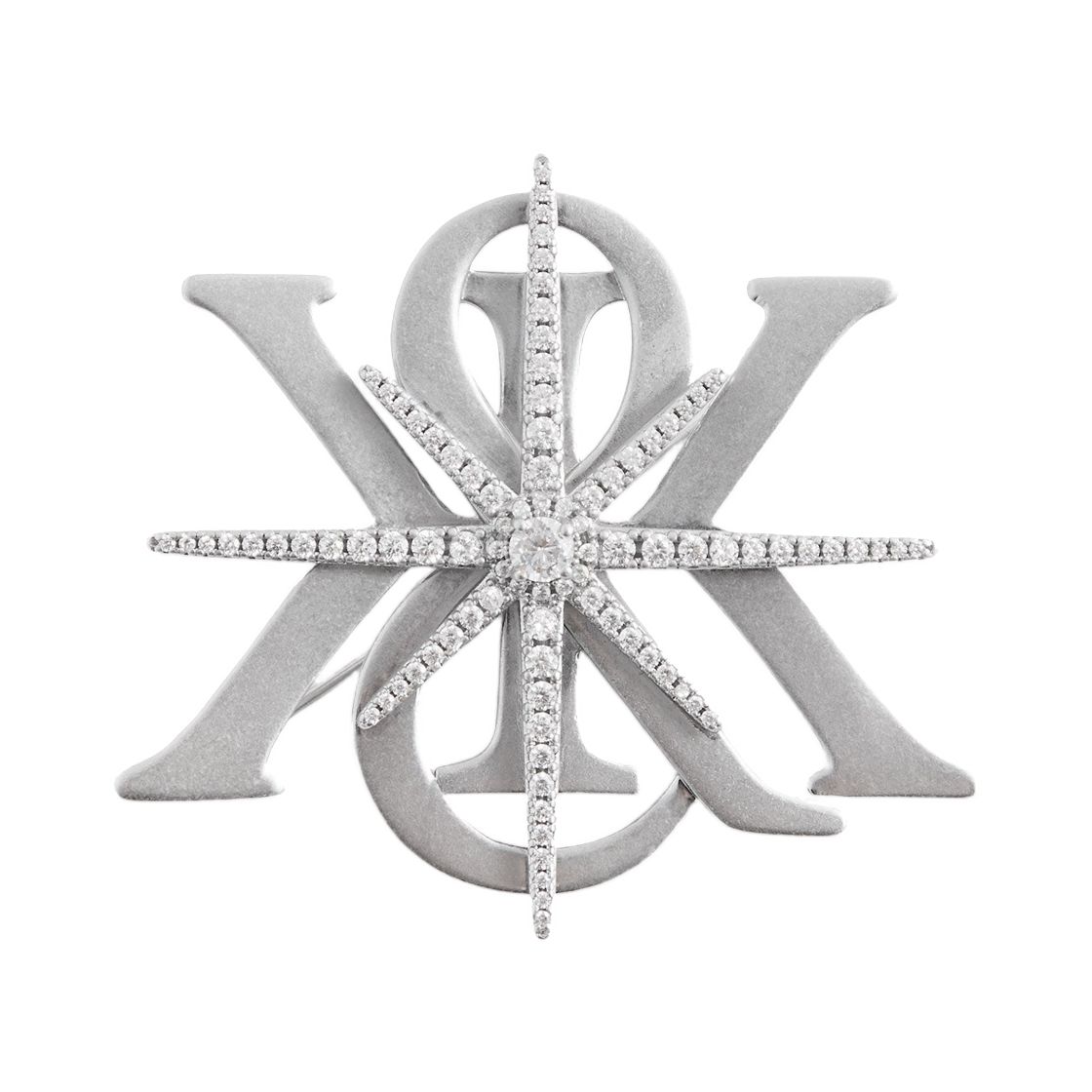 KHWPI0001-910 Kith for Lisa Crest Brooch Silver