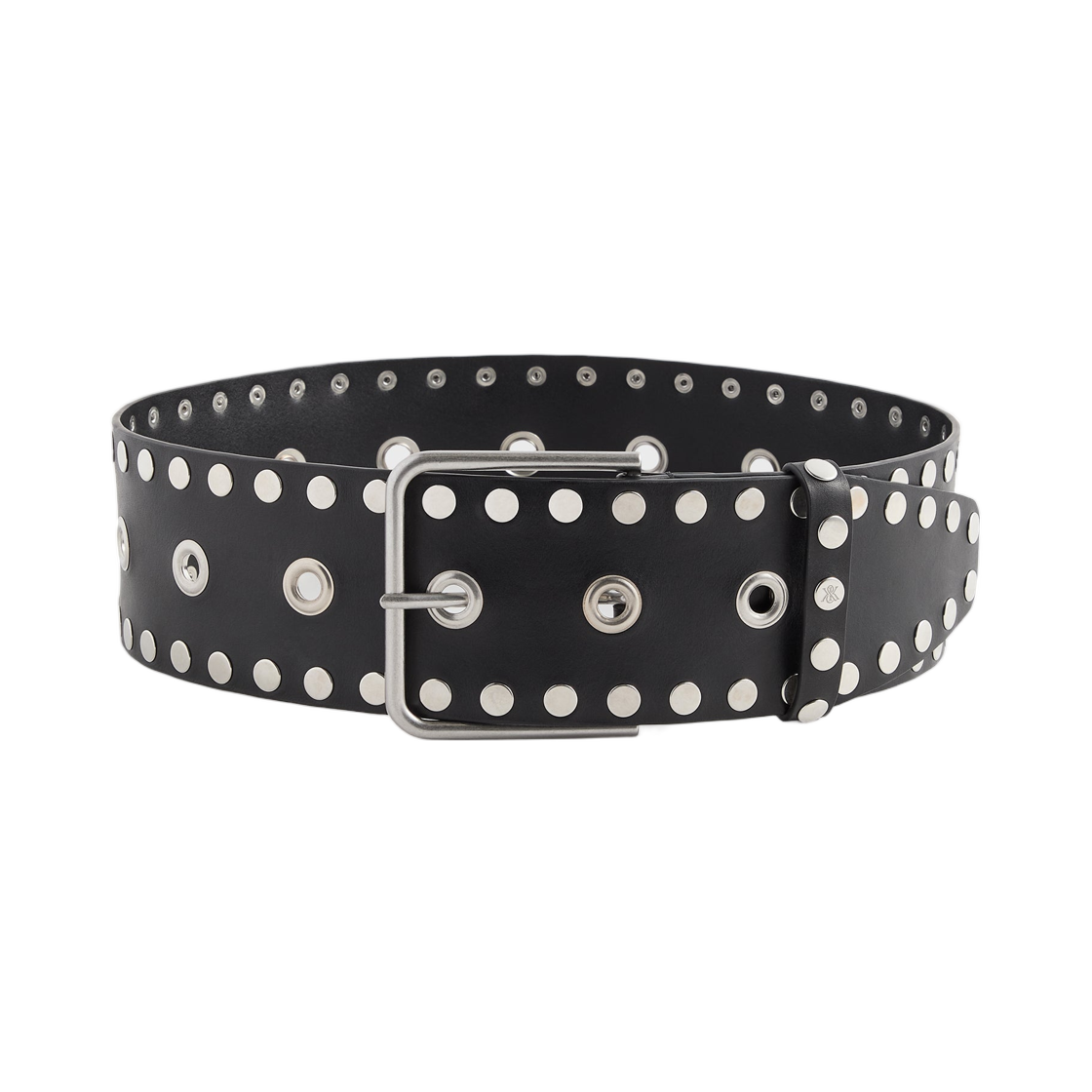 (W) 키스 포 리사 스터드 오버사이즈 벨트 블랙((W) Kith for Lisa Studded Oversized Belt Black)