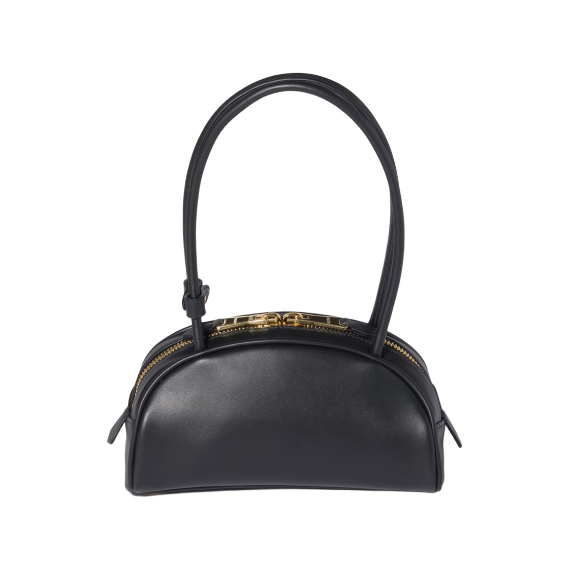 (W) 미우 미우 보 레더 백 블랙((W) Miu Miu Beau Leather Bag Black) - 3