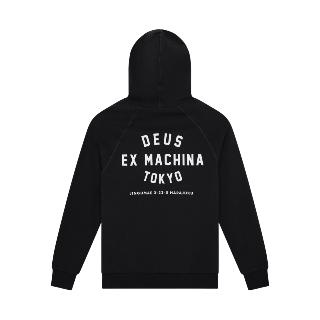 데우스 엑스 마키나 도쿄 하라주쿠 어드레스 후드 블랙(Deus Ex Machina Tokyo Harajuku Address Hoodie Black)