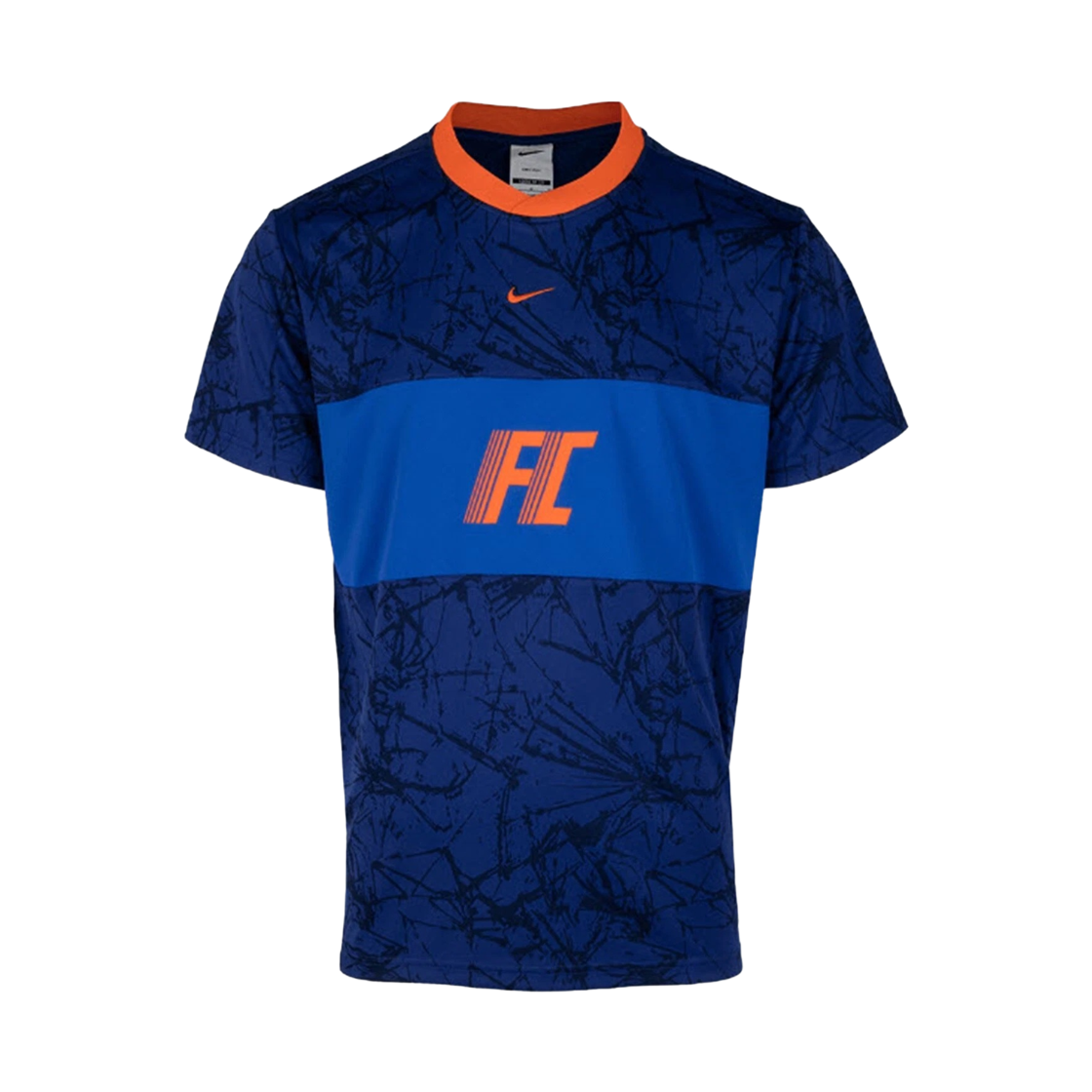 DV9770-455 Nike FC Barcelona Dri-Fit Short Sleeve Shirt Deep Royal Blue (DV9770-455)
