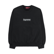 Supreme Washed Box Logo Crewneck Black - 25SS